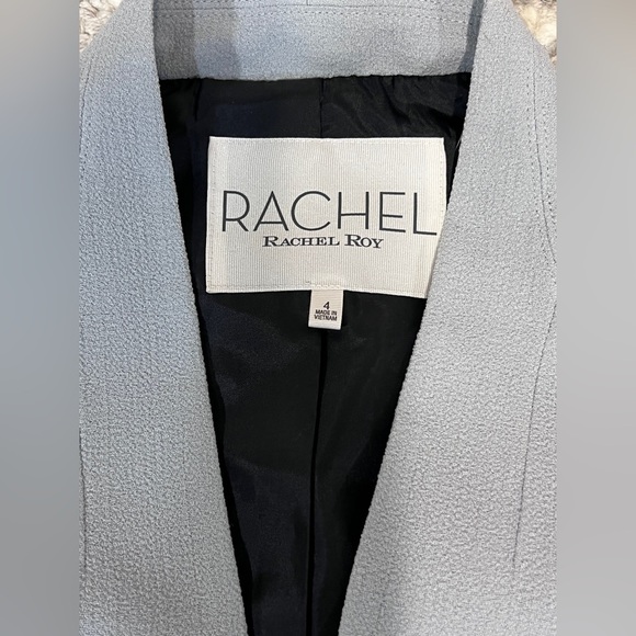 RACHEL‎ ROY Gray and black crop blazer size 4 - Picture 9 of 12